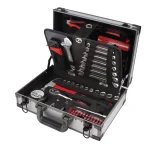 Apollo Tools 96-Piece Deluxe General Tool Kit with Aluminum Carrying Case thumbnail 1