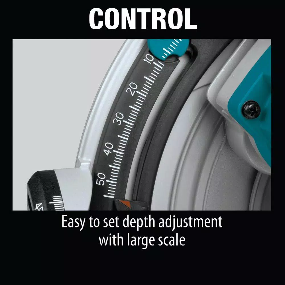 Makita 18V X2 LXT Brushless 6-1/2" Plunge Circular Saw (Tool Only) with 55T Carbide Blade