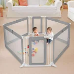 Summer Infant Custom Fit Extra Wide Walk-Through Gate, Grey thumbnail 5