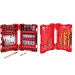 Milwaukee SHOCKWAVE Impact Duty Driver Bit Set (50-Pc) & Titanium Drill Bit Kit (15-Pc) - 65 Piece Set thumbnail 1