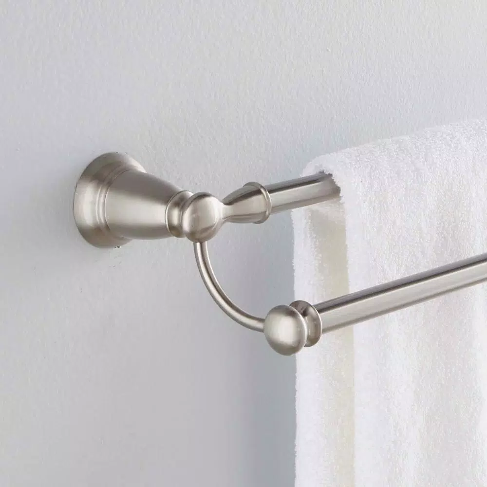 Moen Banbury 24 in. Double Towel Bar in Spot Resist Brushed Nickel