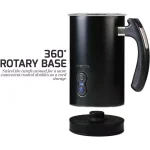 Oventes FR3608 Deluxe Electric Milk Frother and Steamer, 8 oz, Black thumbnail 6