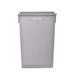 Alpine Industries 23 Gal. Gray Commercial Waste Basket Trash Can thumbnail 5