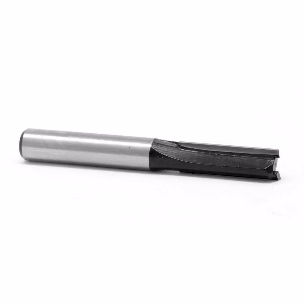 WEN 1/4 in. Straight 2-Flute Carbide Tipped Router Bit, 1/4 in. Shank