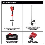 Milwaukee M18 FUEL 18V Brushless Cordless String Trimmer Kit with QUIK-LOK, 8.0 Ah Battery & Charger thumbnail 2