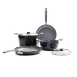 GreenPan Levels Essential 6-Piece Aluminum Ceramic Nonstick Cookware Set, Gray thumbnail 1