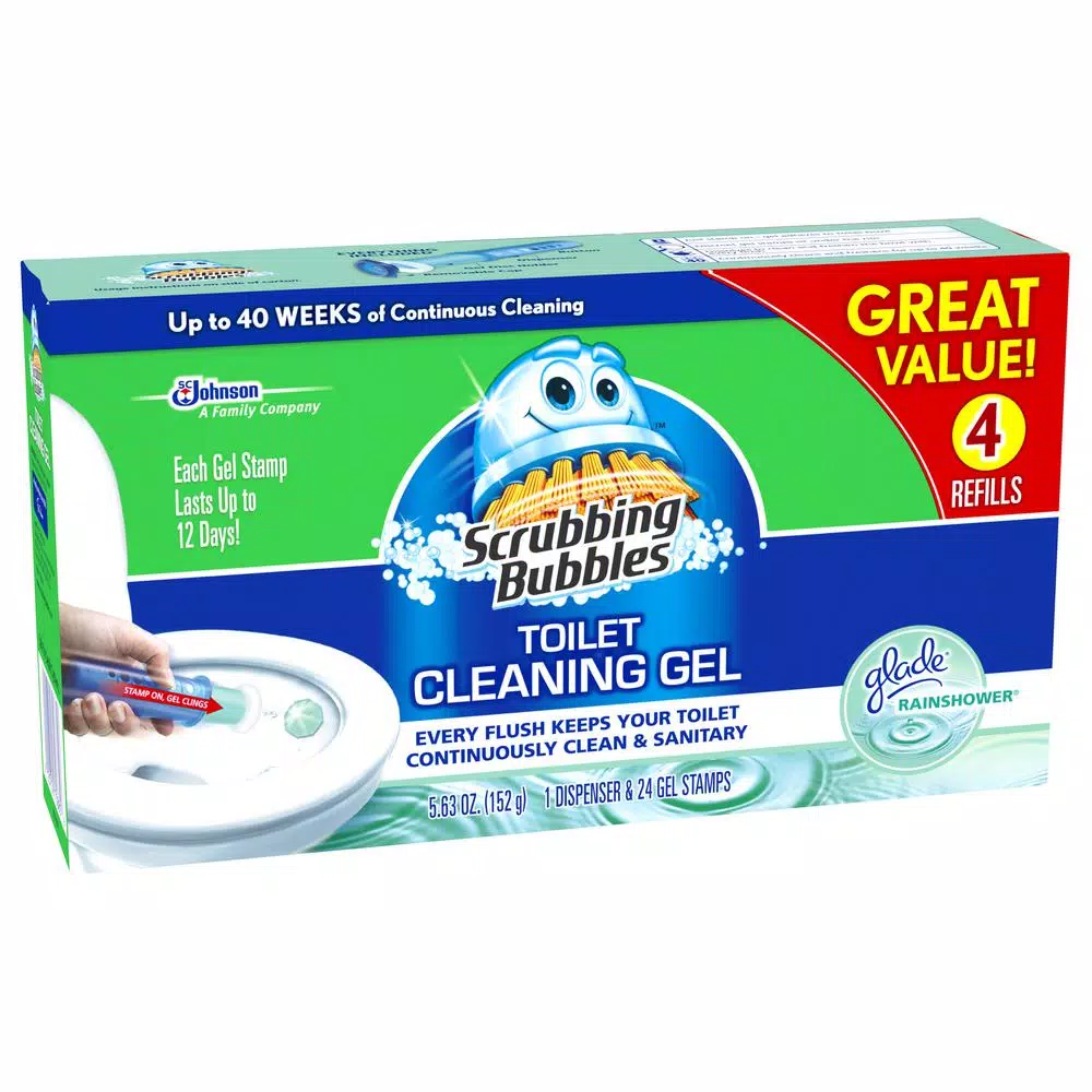 Scrubbing Bubbles Toilet Cleaning Gel Starter Kit, 5.63 oz (Pack of 5)