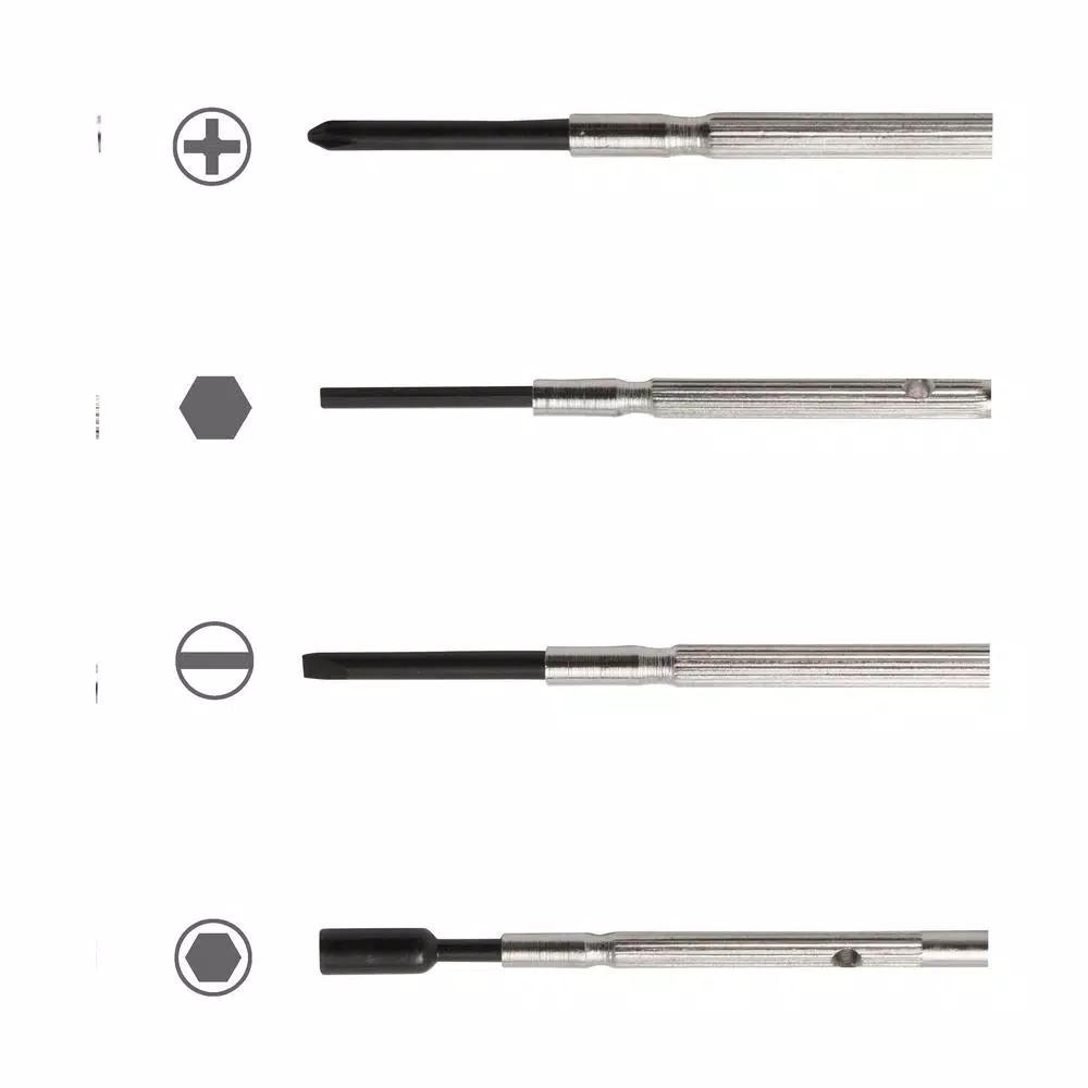 Steelman 41800 Precision Steel Shaft Screwdriver Set, 16-Piece Combination Kit