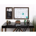 DesignOvation Beatrice Framed Magnetic Dry Erase Monthly Calendar Memo Board with Magnets and Marker thumbnail 5