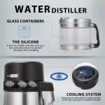 VIVOHOME 16-Cup Water Distiller Machine, 304 Stainless Steel Purifier with Carbon Filter thumbnail 5
