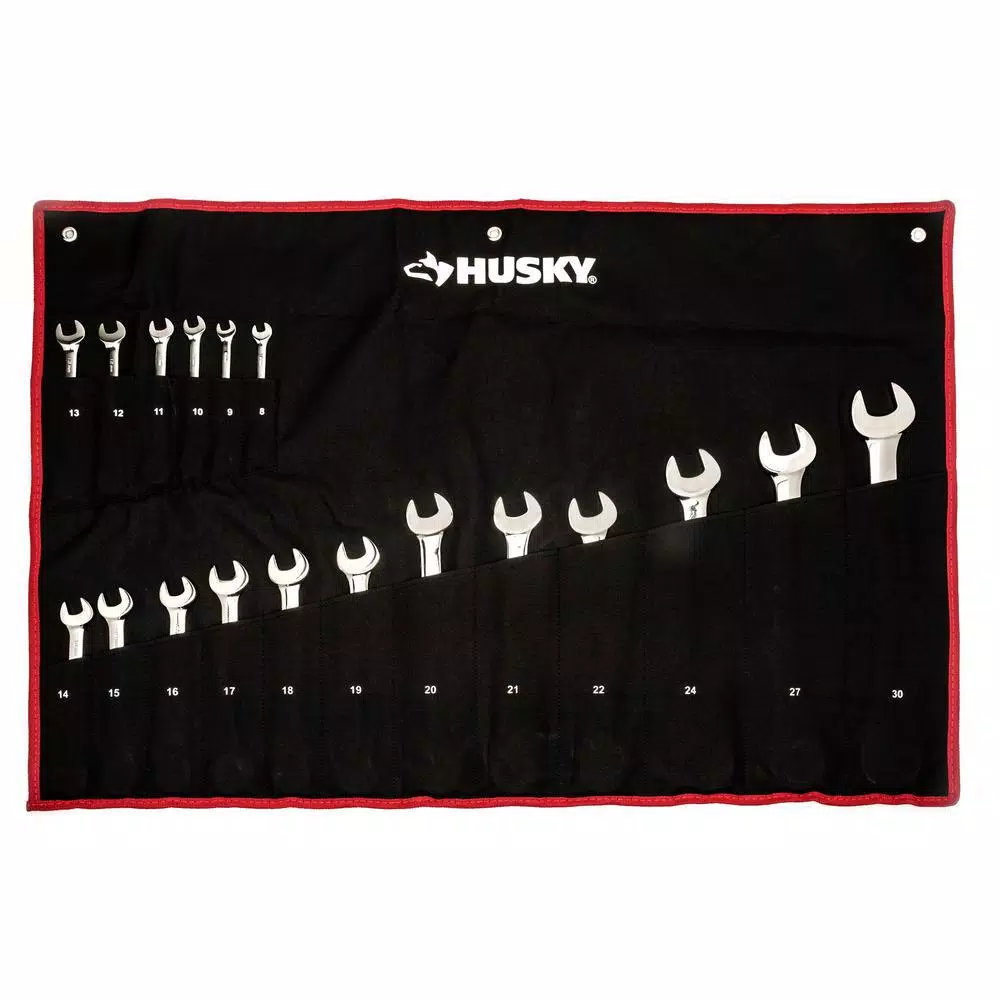Husky 34-Piece Metric and SAE Ratcheting Wrench Set