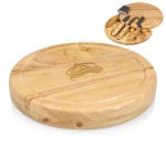 Picnic Time Circo Rubberwood Cheese Board and 4-Piece Stainless Steel Tool Set thumbnail 2