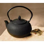 Old Dutch Unity Hakone 3L Matte Black Cast Iron Tetsubin Teapot and Wood Stove Humidifier thumbnail 2