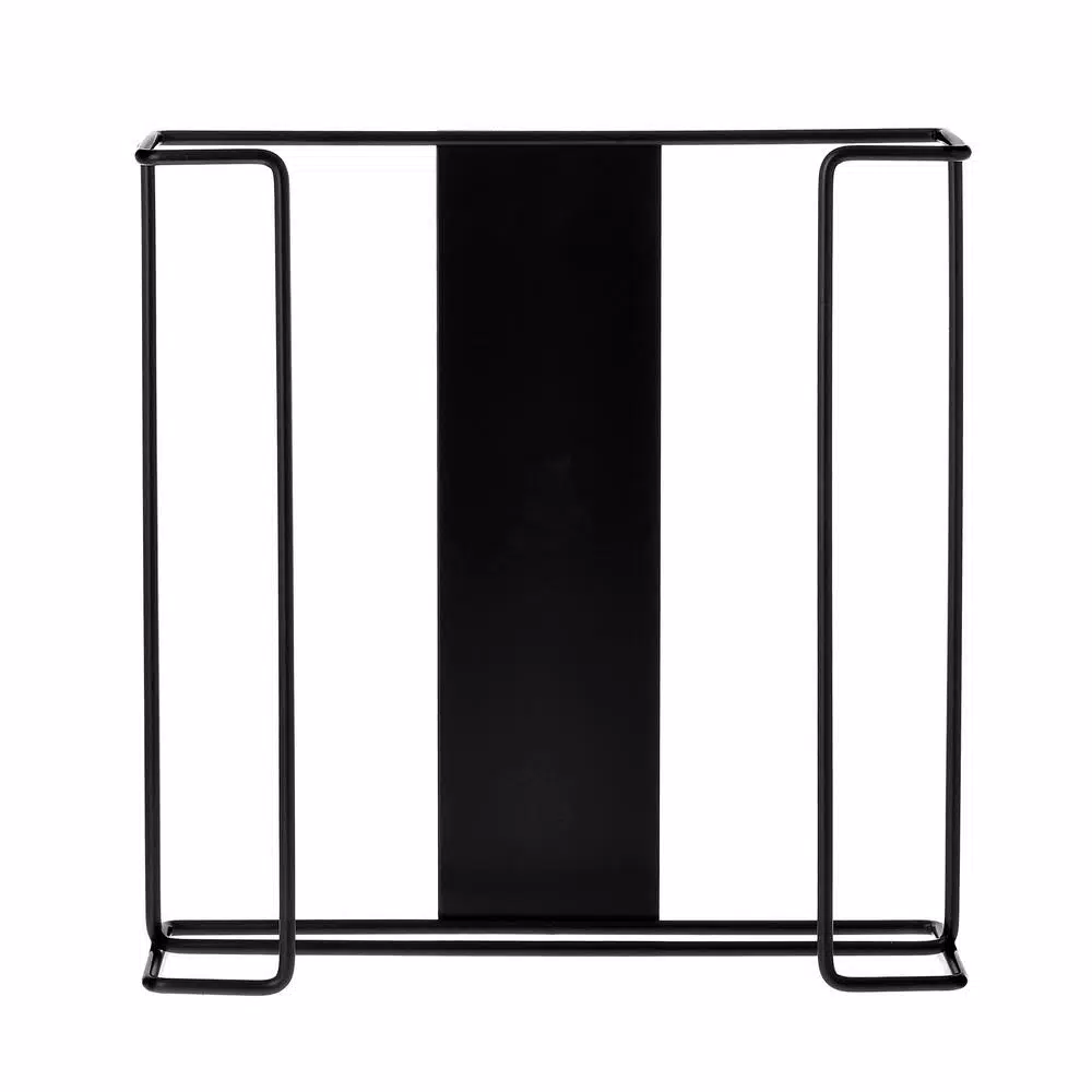 Alpine Industries Double Box Metal Wire Wall Mounted Glove Dispenser, Black
