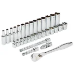 Milwaukee 3/8 in. Drive Metric Ratchet and Socket Set with PACKOUT Compact Organizer, 32-Piece thumbnail 8