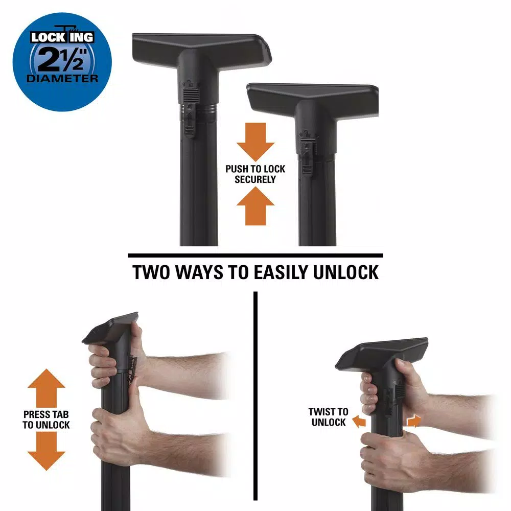 RIDGID 2-1/2 in. Locking Utility Nozzle for Wet/Dry Vacuums