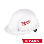 Milwaukee BOLT White Type 1 Class E Front Brim Hard Hat (6-Pack) thumbnail 1