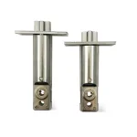 Premier Lock Grip Tight Tools Satin Chrome Mechanical Push-Button Keyless Entry Lock with Holdback thumbnail 4