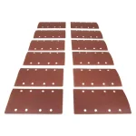WEN 1/3 Sheet Sander Hook-and-Loop Sandpaper Assorted Grits, 12-Pack thumbnail 1