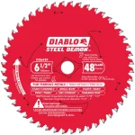 Diablo Steel Demon 6-1/2 in. x 48 TPI Ferrous Metal Cutting Circular Saw Blade thumbnail 1