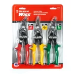 Wiss Crescent Wiss Next Generation Straight-Cut Aviation Snips, 3-Pack thumbnail 4