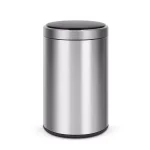 Innovaze 3.2 Gallon Stainless Steel Motion Sensor Touchless Trash Can, Fingerprint Resistant Round Bin thumbnail 2