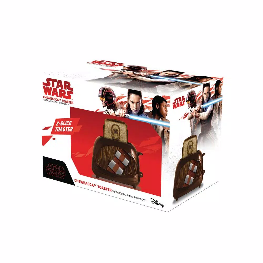 Uncanny Brands Star Wars Empire Collection Chewbacca 2-Slice Toaster
