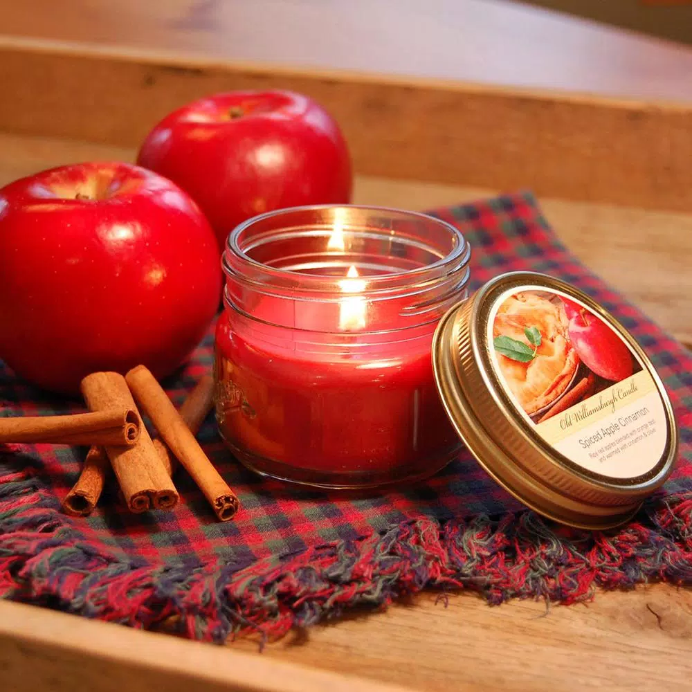 LUMABASE Holiday Scented Candle Collection - 6 Pack 3 oz. Mason Jar Candles