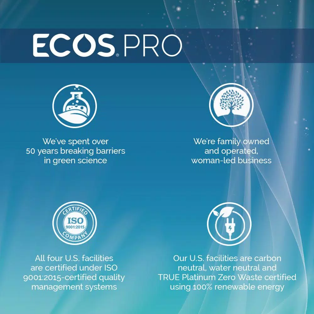 ECOS Pro Orange Plus Heavy-Duty Floor Cleaner Concentrate, 128 oz.