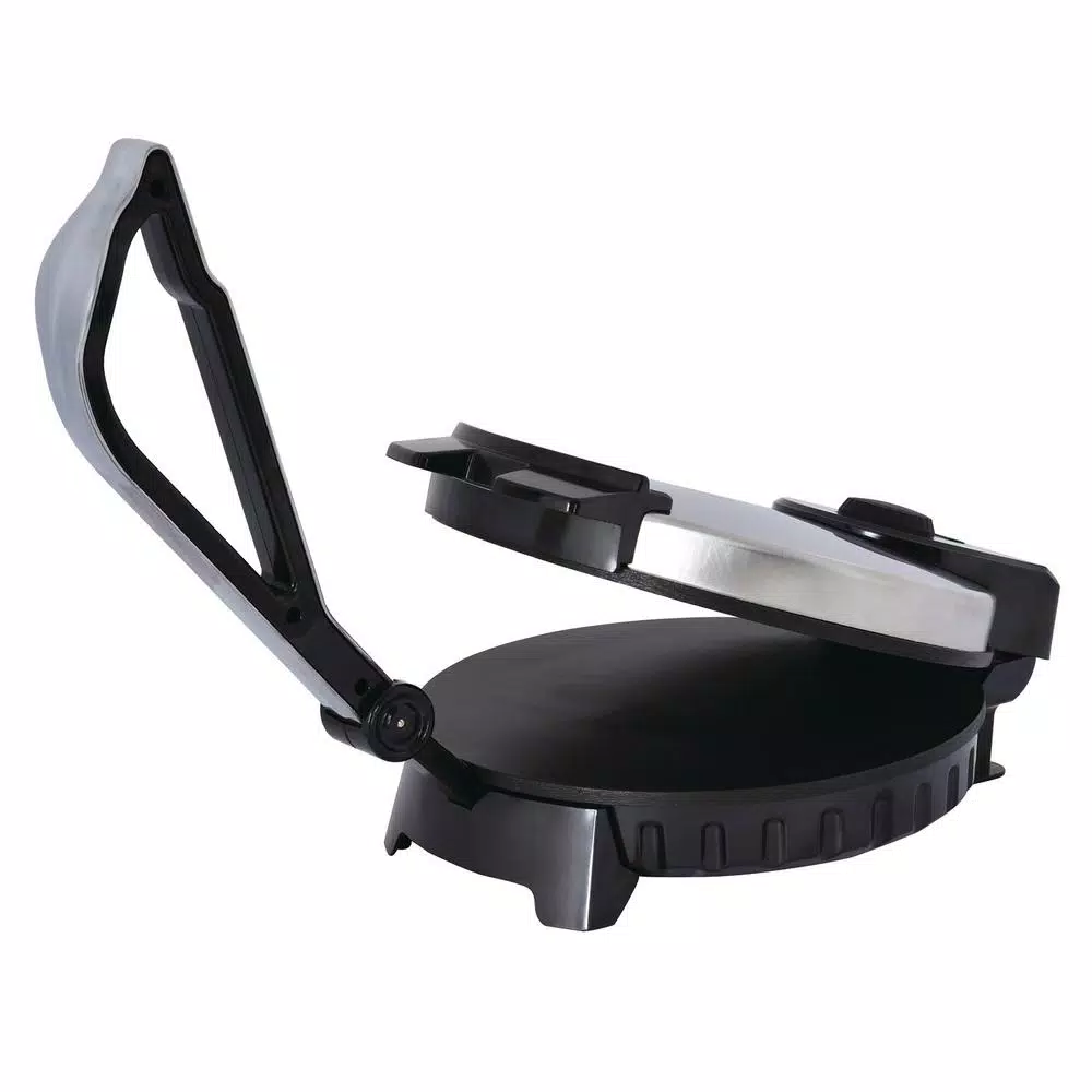 Brentwood Appliances TS-128 10 in. Nonstick Electric Tortilla Maker, Stainless Steel