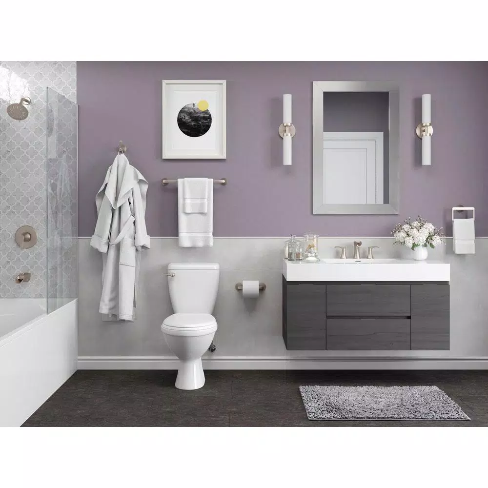Pfister Brea 18 in. Single Towel Bar in Brushed Nickel