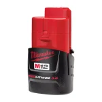 Milwaukee M12 REDLITHIUM 3.0 Ah Compact Lithium-Ion Battery Pack, 2-Pack thumbnail 3