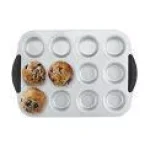 Cuisinart SMB-12MP 12-Cup Steel Muffin Pan with Silicone Easy-Grip Handles thumbnail 2