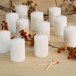 LUMABASE White Unscented Paraffin Wax Votive Candles, 15-Hour Burn Time, 36-Count Pack thumbnail 3