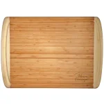 Heim Concept 18 x 12 in. Organic Bamboo Cutting Board and Serving Tray with Drip Groove thumbnail 4