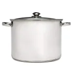 Ecolution Pure Intentions 16 Qt. Stainless Steel Stock Pot with Glass Lid thumbnail 1