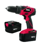 Skil 18V Ni-Cad 1/2 in. Cordless Variable Speed Drill/Driver Kit with Carrying Case thumbnail 1