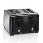 Hamilton Beach 4-Slice Wide Slot Toaster, Black thumbnail 1