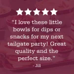 College Kitchen Collection Texas A&M Aggies 4-Piece Party Bowl Set, Maroon, 8 oz thumbnail 3