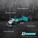 Makita 18V X2 LXT Brushless 7 in. Paddle Switch Angle Grinder with Electric Brake, Tool Only thumbnail 3