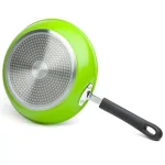 Ozeri Green Earth 10 in. Aluminum Ceramic Nonstick Frying Pan, Honeycomb Texture, Induction Safe, Green thumbnail 5