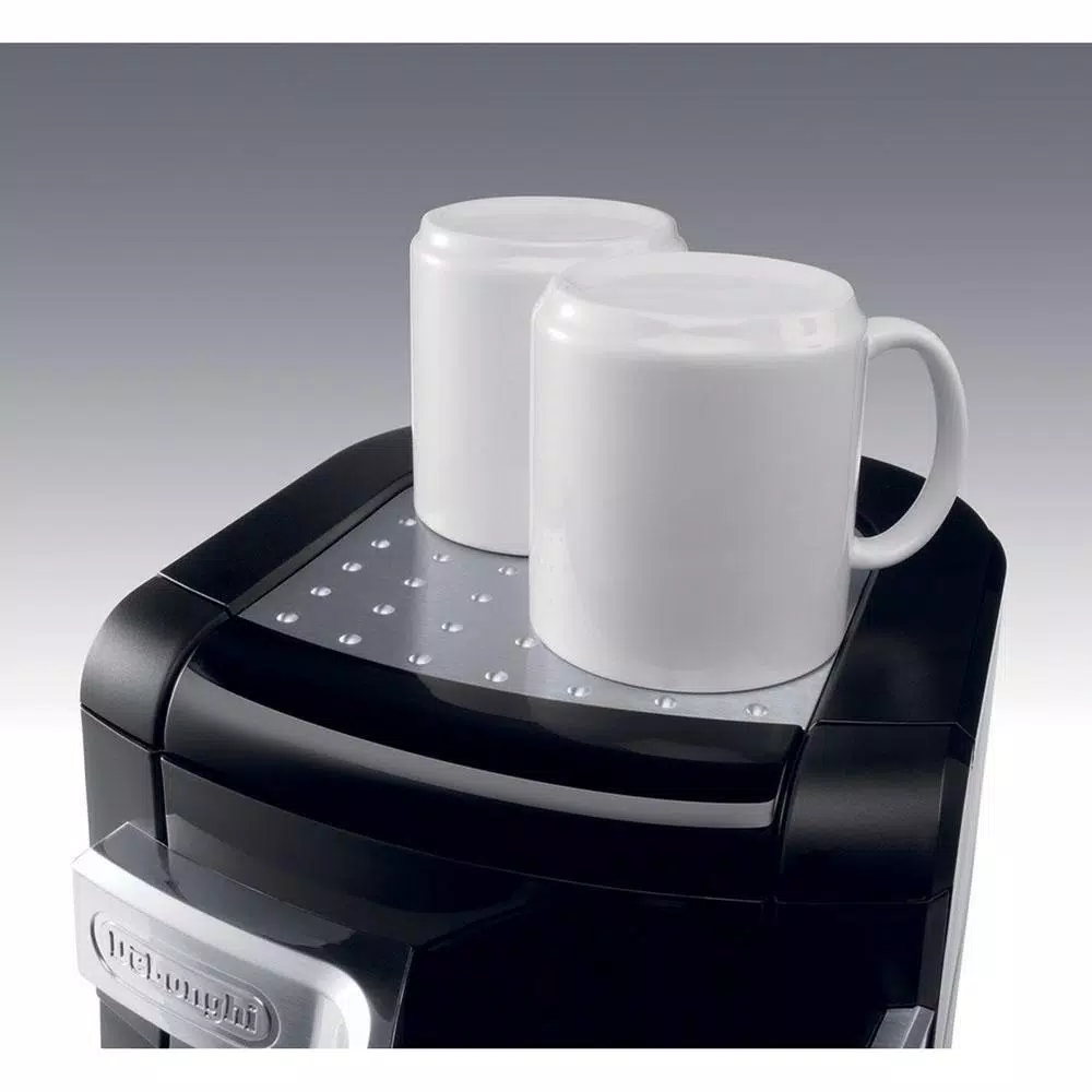 DeLonghi De'Longhi 10-Cup Black Stainless Steel Drip Coffee Maker with Thermal Carafe and Front Access