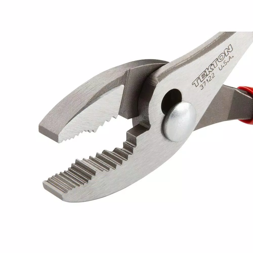 TEKTON 6-1/2 in. Slip Joint Pliers with Shear-Type Wire Cutter