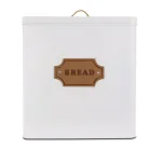 MegaChef 5-Piece Metal Kitchen Canister Set with Matte White Finish thumbnail 9