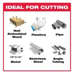 Diablo Carbide Reciprocating Saw Blade Set, 3-Piece General Purpose and Metal Cutting thumbnail 2