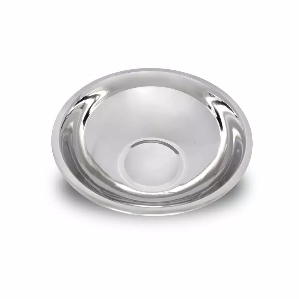 Unbranded 4.6 Qt. Stainless Steel Mixing Bowl with Extended Rim, 13.25 in. Diameter
