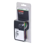 CURT 6-Way Square Trailer Side Connector Plug with 12" Color-Coded Wires thumbnail 2