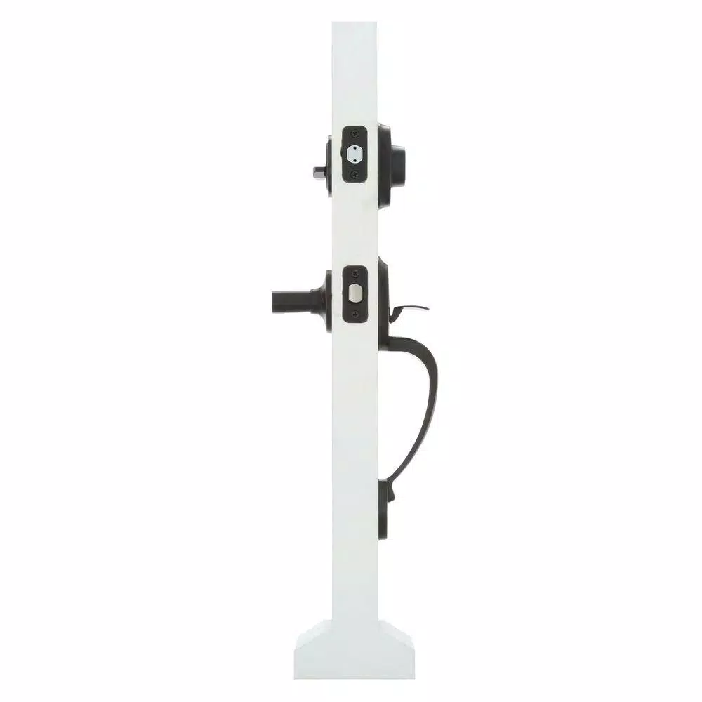 Weslock Premiere Essentials Hillcrest Single Cylinder Oil-Rubbed Bronze Handleset with New Haven Lever