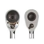 Tekton 3/8 in. Drive x 4.5 in. Quick-Release Ratchet, 90-Tooth Stubby Design thumbnail 2