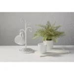 Tripar International, Inc 4-Hook White Metal Mug Tree Stand for Kitchen Countertop thumbnail 1